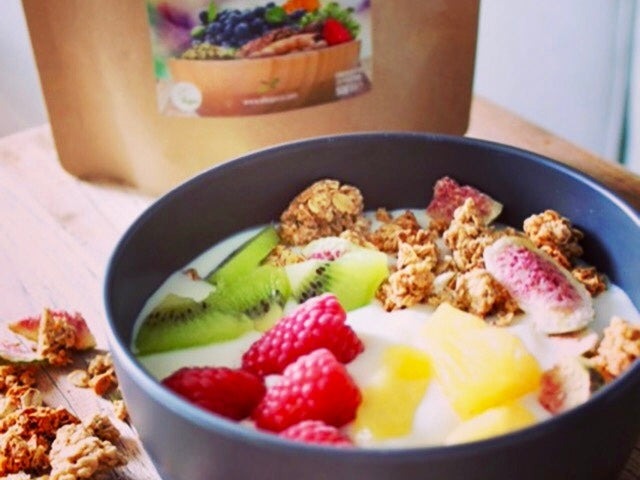 Vijgen smoothie bowl met vers fruit