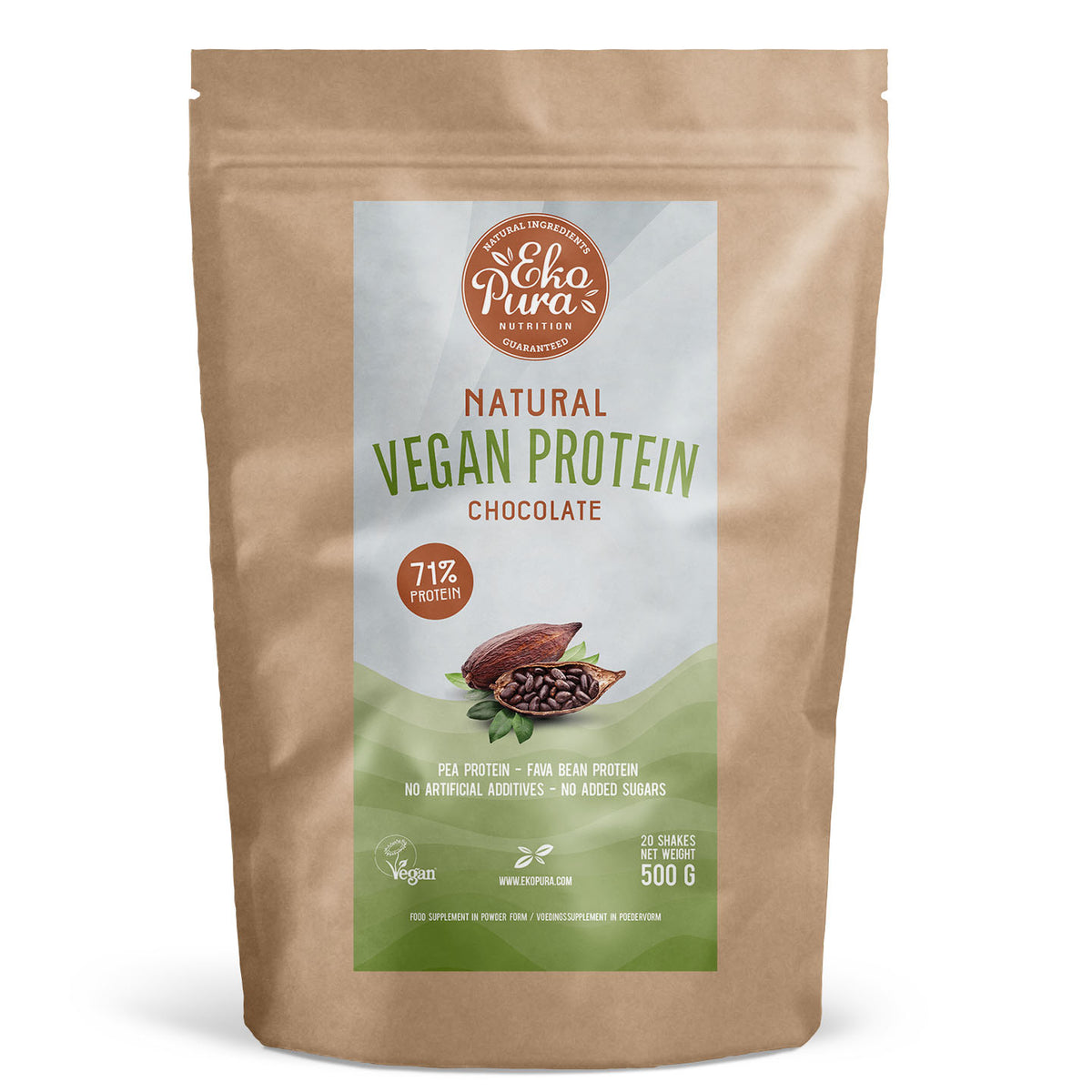 Ekopura Natural Vegan Protein Chocolate